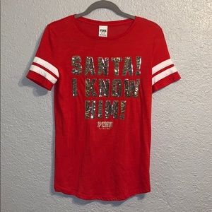 VS Pink Elf Christmas Shirt